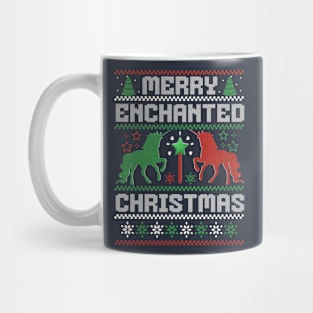 Merry Magical Christmas Unicorn Mug